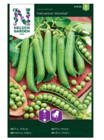 Семена горошка Nelson Garden Kelvedon Wonder №91803 
