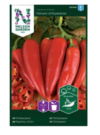 Семена перца чили Nelson Garden Piment d'Espelette №90936