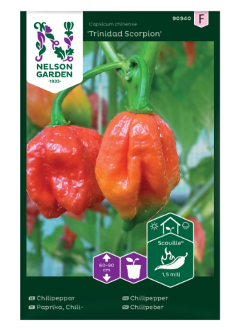 Семена перца Гавана Nelson Garden Trinidad Scorpion №90940 