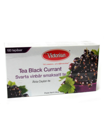 Чай черный Victorian 100 пакетов черная смородина