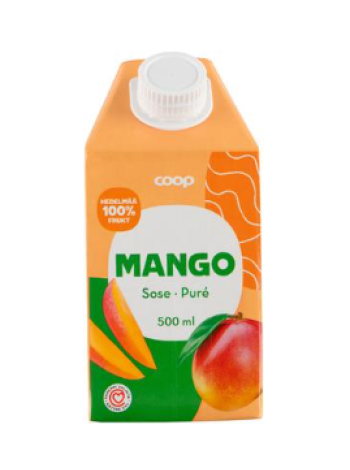 Пюре из манго Coop mango 500мл