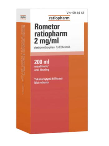 Препарат для лечения кашля Rometor ratiopharm 200 мл