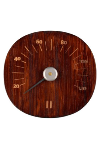 Термометр для сауны Rento бамбук, темный 