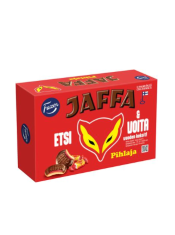 Шоколадное печенье Fazer Jaffa Pihlaja 300г с мармеладной начинкой