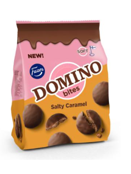 Печенье Fazer Domino Bites соленая карамель 185г