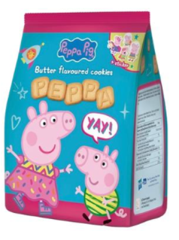 Печенье с алфавитом для детей Peppa aakkoselliset keksit 150г