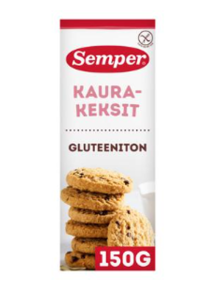 Овсяное печенье Semper Gluteen Free Havrekakor 150г без глютена