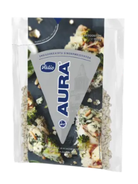 Сыр тертый с голубой плесенью Valio AURA murennettu sinihomejuusto 150г