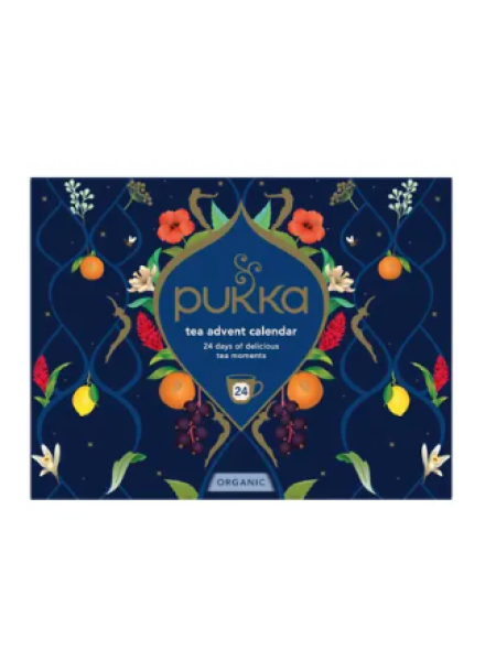 Органический рождественский календарь с чаем Pukka Herbal Tea 2025 г