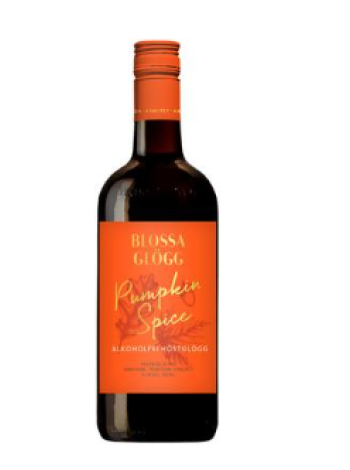 Глинтвейн со вкусом тыквы и специй BLOSSA безалкогольный 0,5% 750 мл
