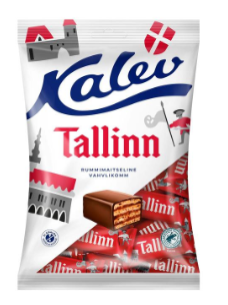Конфеты вафельные со вкусом рома Kalev Tallinn 150г