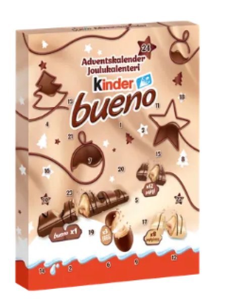 Рождественский календарь шоколадный Kinder Bueno 181 г