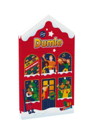 Рождественский календарь шоколадный Fazer Dumle 225г