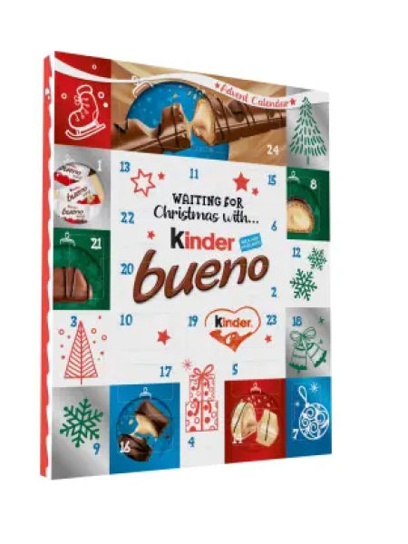 Шоколадный рождественский календарь Kinder Bueno 167 г