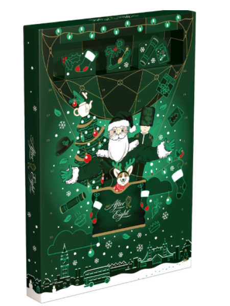 Шоколадный календарь After Eight 199г с мятной начинкой