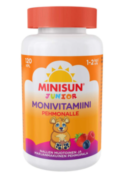 Мультивитамины для детей MINISUN SOFT JUNIOR 120 шт