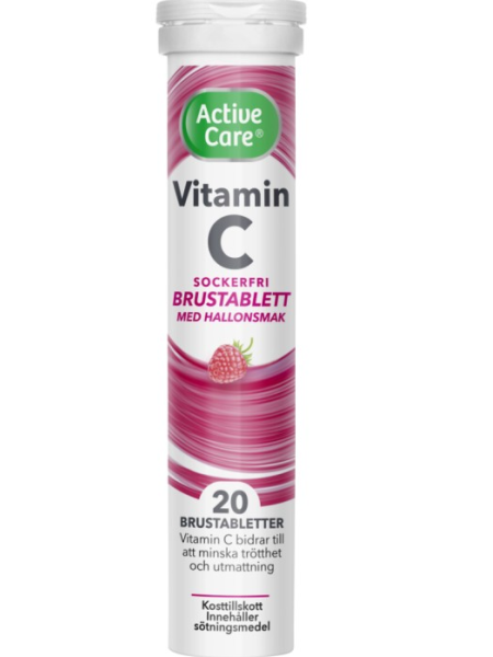 Шипучие витамины Active Care C-vitamin brustabletter 20 шт