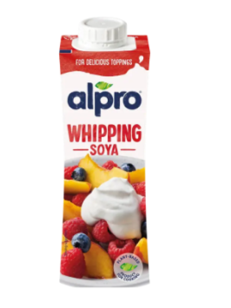 Соевые взбитые сливки Alpro Whipping 250мл 23%