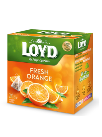 Чай в пирамидках Loyd Fresh Orange 20x2,2г апельсин