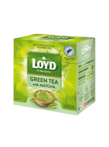 Зеленый чай Loyd Green Matcha 20x1,5 г