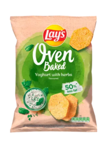 Чипсы Lay's Jogurti-Ja Ürtidemaitselised 180г со вкусом йогурта и трав