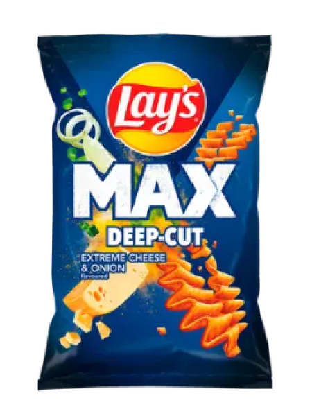 Картофельные чипсы LAY'S MaXx со вкусом сыра и лука 120 г