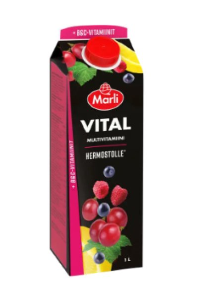 Фруктовый напиток Marli Vital Multivitamin + витамины B&C 1 л
