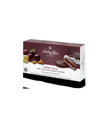 Вишня в роме Anthon Berg с марципановой начинкой 220 г