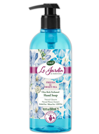 Жидкое мыло для рук с дозатором Dalan Le Jardin500 мл Фрезия и душистый горошек 