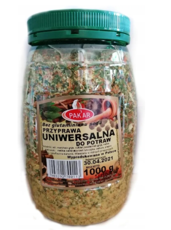 Универсальная приправа Pakar Przyprawa Uniwersalna Bez Glutaminianu 1 кг