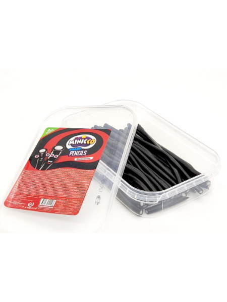 Лакричные  жевательные палочки Minicco Pencils Black Vegan 200г