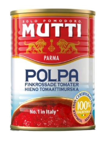 Измельченные томаты Mutti Polpa hieno tomaattimurska 400г