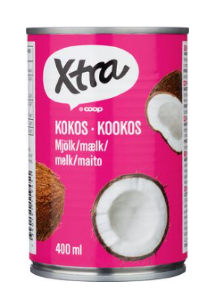 Кокосовое молоко Xtra kookosmaito 400 мл