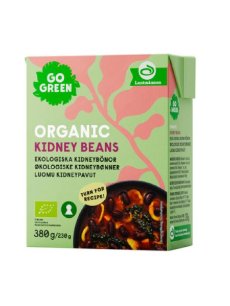 Органическая фасоль GoGreen Luomu Kidneybonor 380г