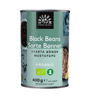 Органическая черная фасоль Urtekram Luomu Mustapapu Suolavedessä 400/240г в ж/б