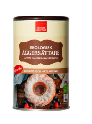 Органический заменитель яиц Khoisan Gourmet Kananmunankorvike Luomu 175г