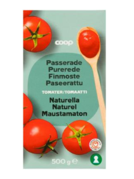 Томатное пюре Coop paseerattu tomaatti 500г