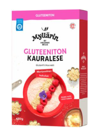 Овсяные отруби Myllärin Gluteeniton Kauralese 450 г без глютена 