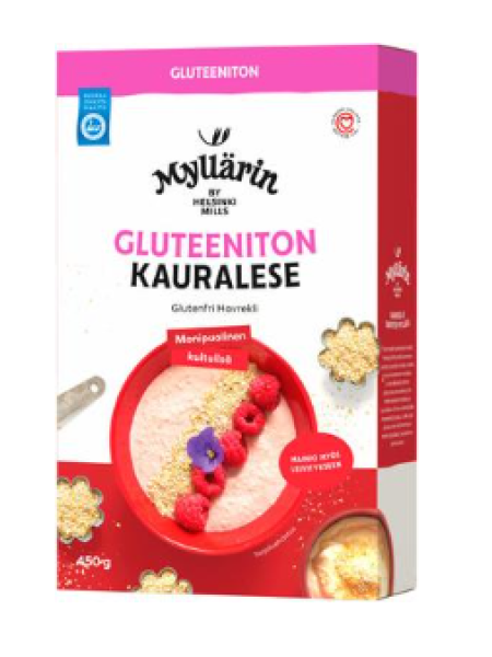 Овсяные отруби Myllärin Gluteeniton Kauralese 450 г без глютена 