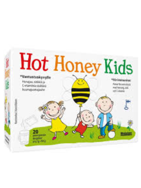 Порошок для приготовления напитка при простуде для детей HOT HONEY KIDS ANNOSPUSSI 20 х 4,7 г
