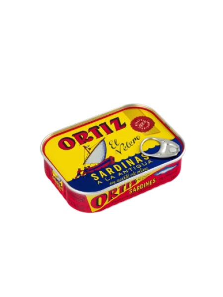 Филе сардины в оливковом масле Ortiz sardiinifileet oliiviöljyssä 140 г