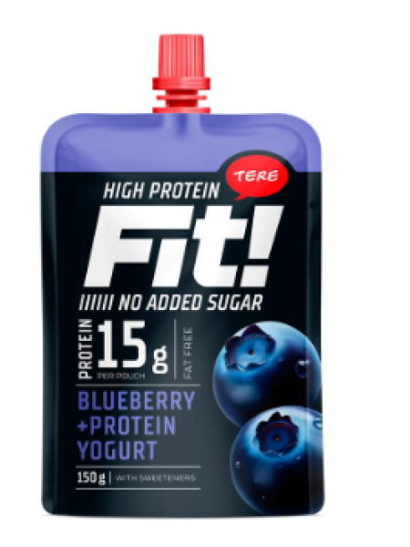 Протеиновый йогурт Tere FIT Proteiinijogurt mustika 150г черника