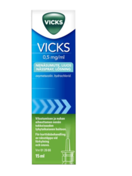 Назальный спрей VICKS 0,5 mg 15 мл