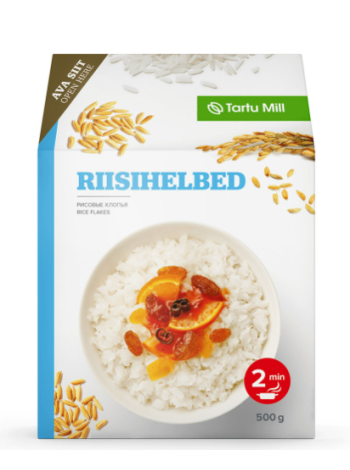 Рисовые хлопья TARTU MILL Riisihelbed 500 г