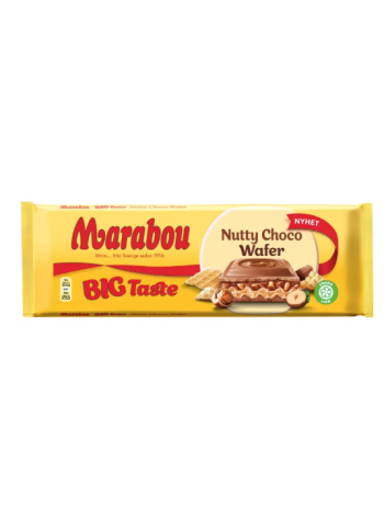 Плиточный шоколад Marabou Big Taste Nutty Choco Wafer 270 г