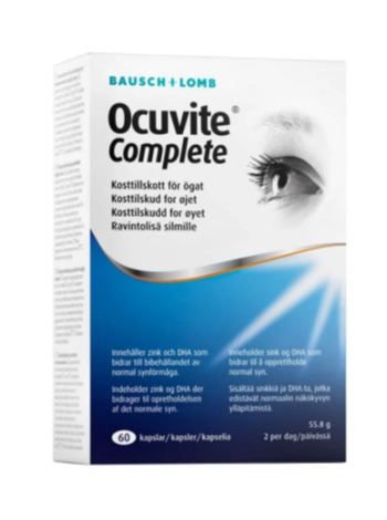 Витамины для глаз Ocuvite Complete 60 капсул