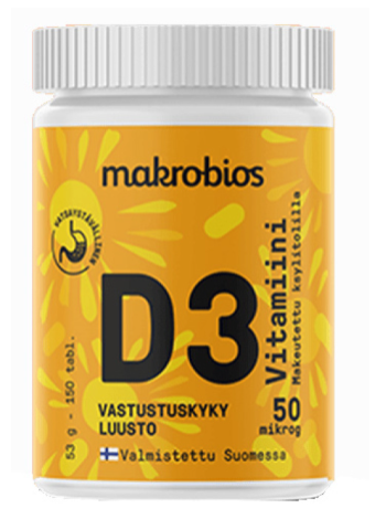 Жевательные таблетки Macrobios D3 50мкг 150 таб