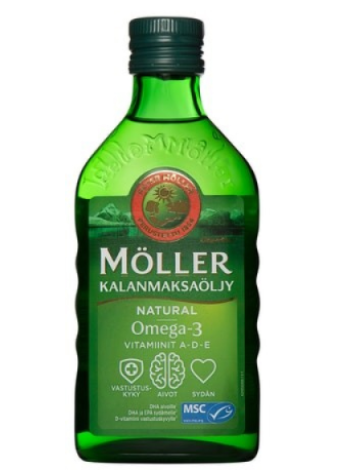 Рыбий жир Möller Kalanmaksaöljy 250мл