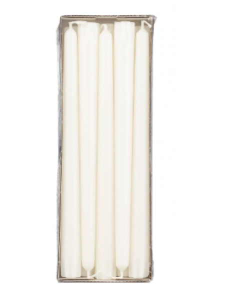 Набор свечей Rainbow antiikkikynttilä 10шт цвет белый