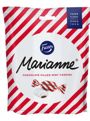 Конфеты со вкусом мяты и шоколада Fazer Marianne 120 г